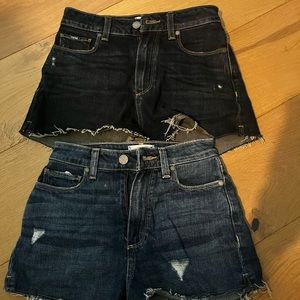Paige high Rise Jean Shorts Set 24-25